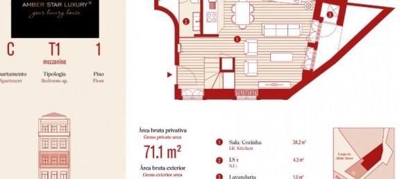 Studio-Eigentumswohnung in Porto, Portugal, Nr. 6852 5