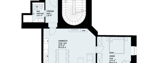 Apartamento de 2 habitaciónes en Ottakring, Austria No. 8445 11