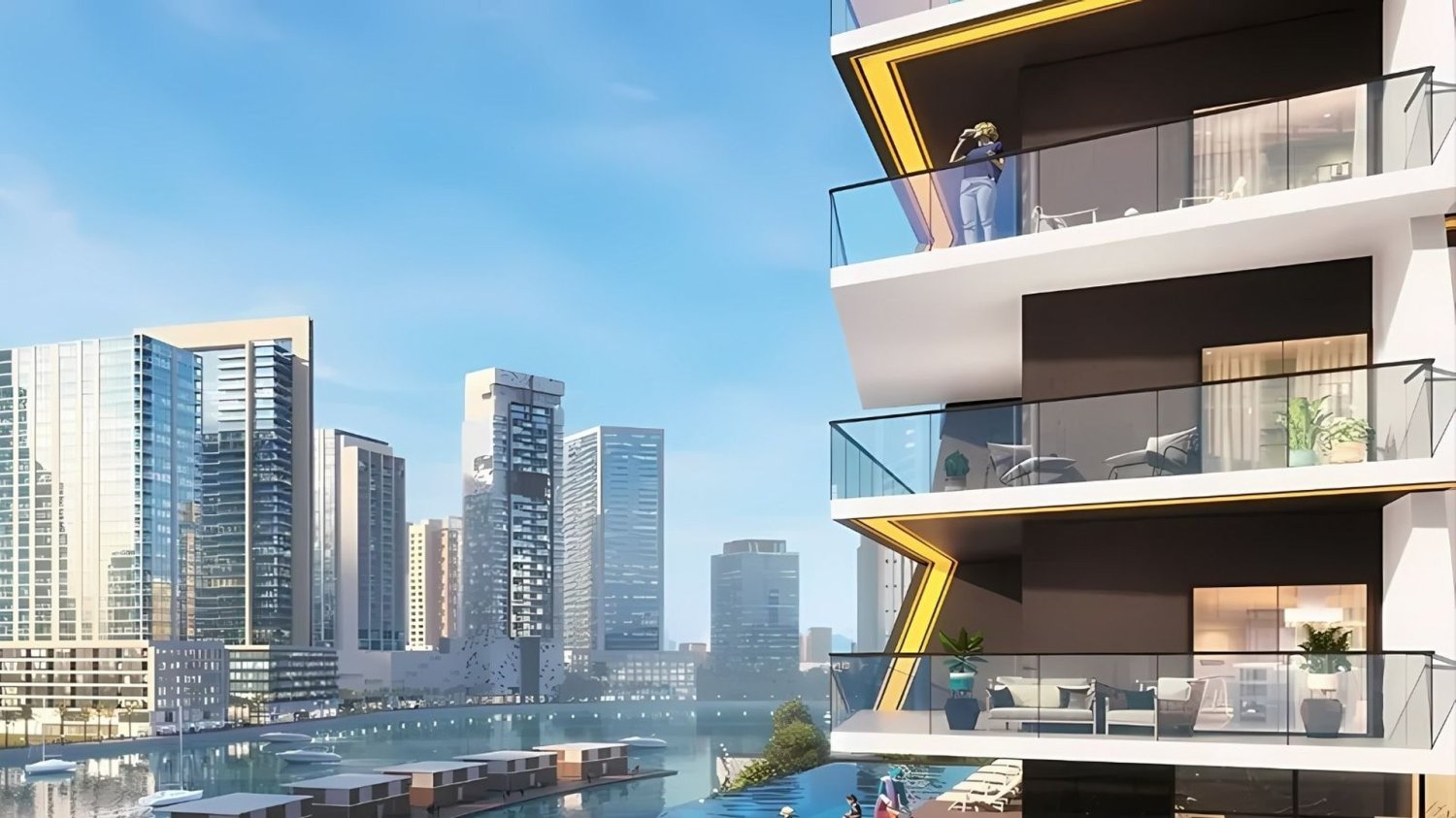 3 Schlafzimmer Wohnung in ONE BY BINGHATTI, Business Bay, UAE, Nr. 62741