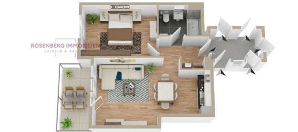 Apartamento de 1 dormitorio en Leipzig, Germany No. 288060 3