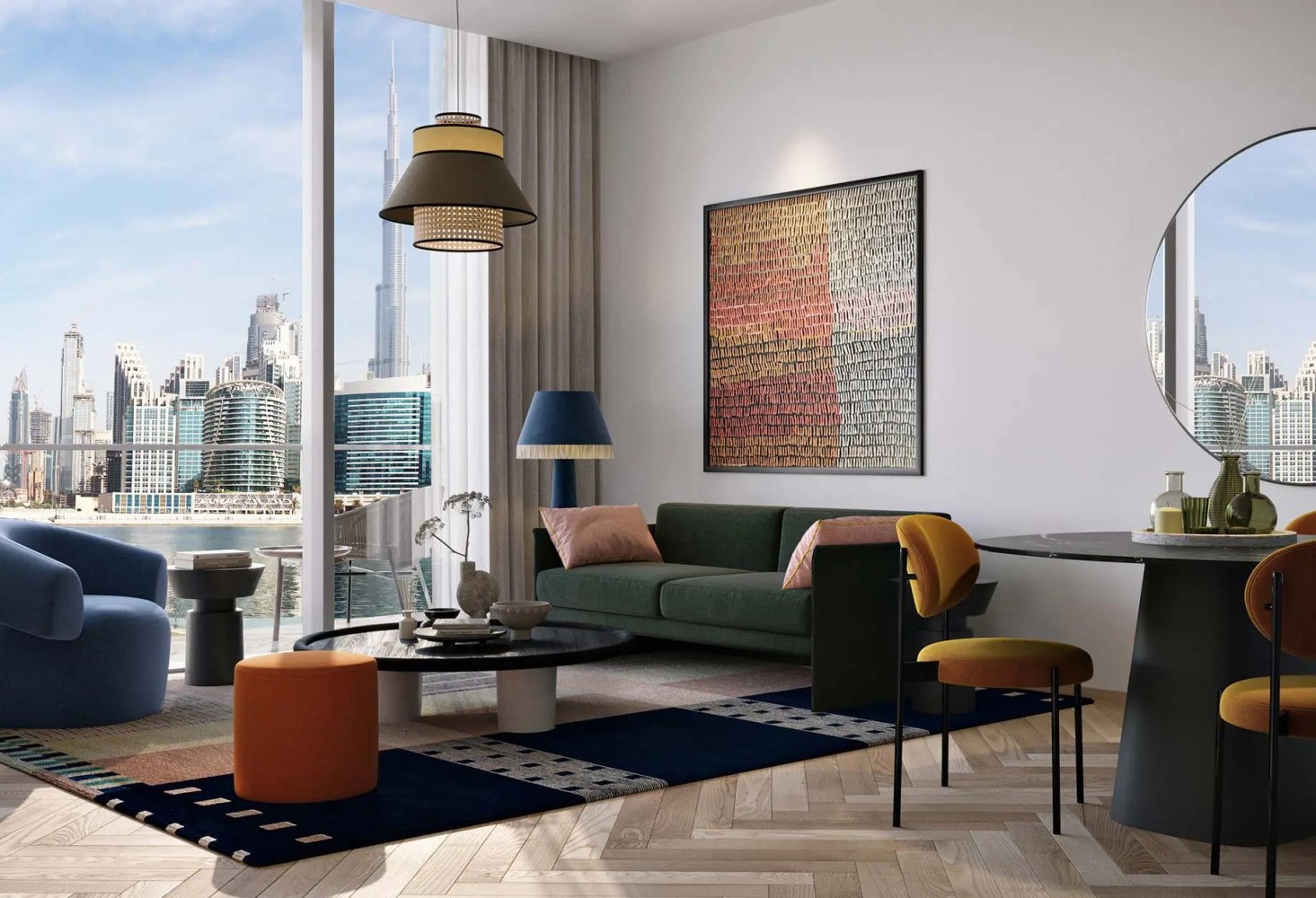 1 غرف نوم شقة في PENINSULA THREE, دبي, UAE رقم 61245