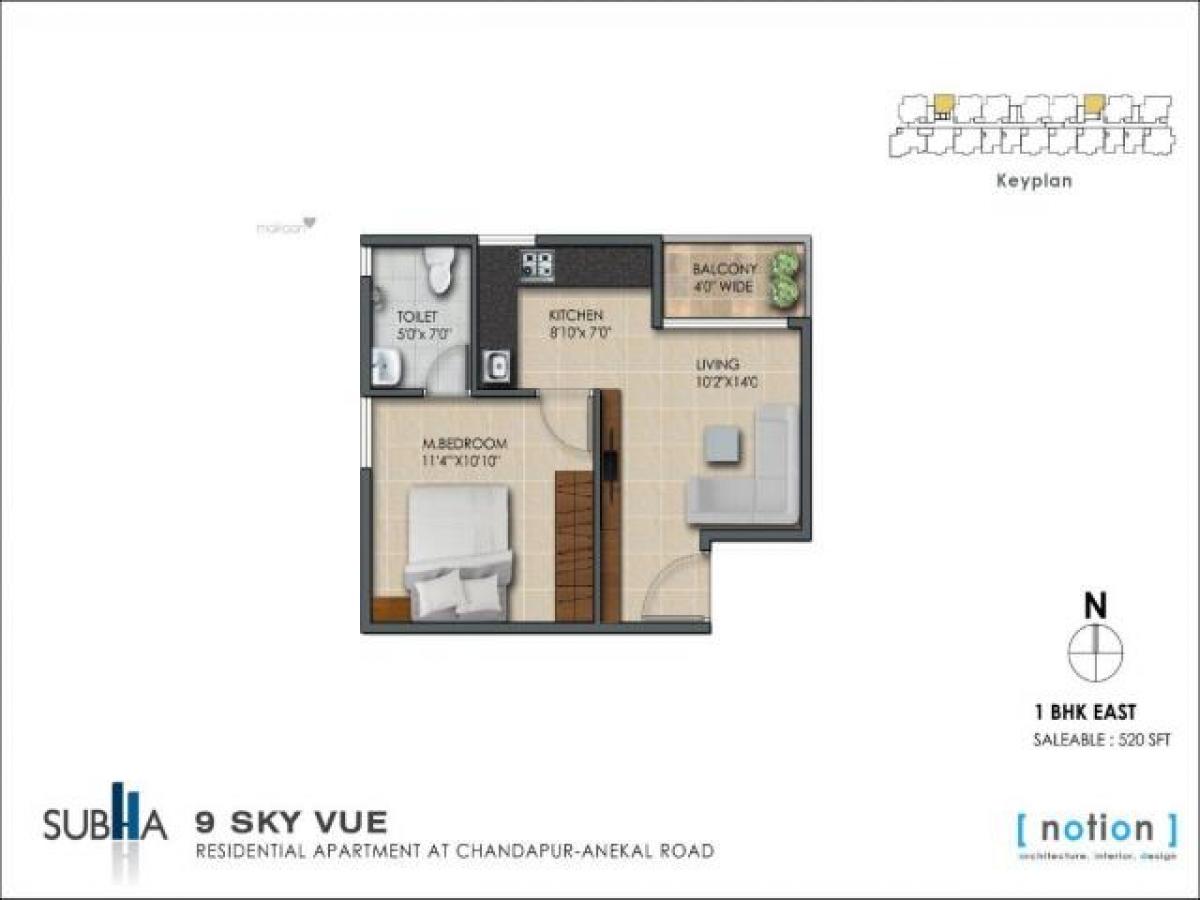 Studio in Bangalore, India, Nr. 22427