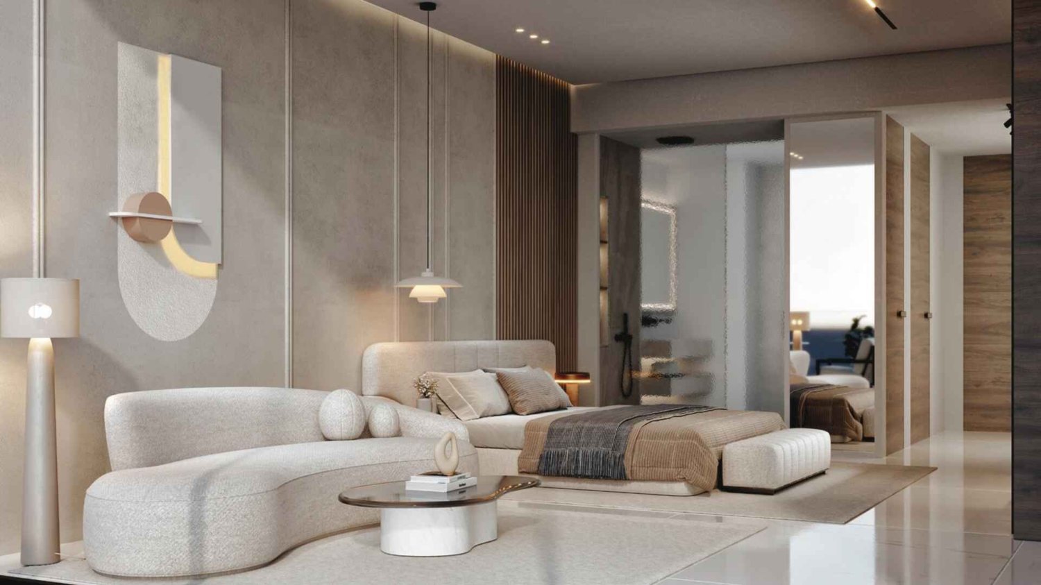 Apartamento de 2 dormitorios en The Boulevard, Dubai Land, UAE No. 64180