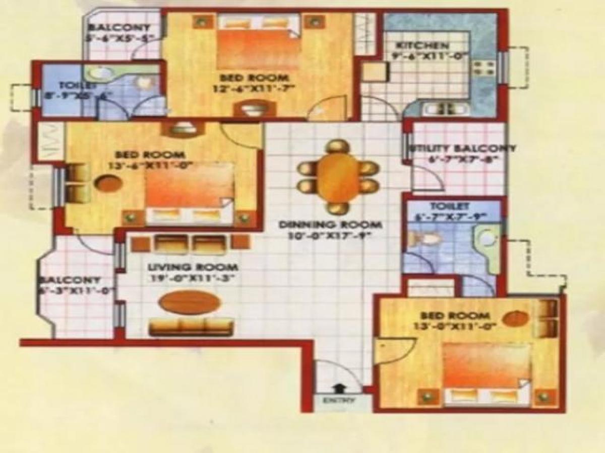 3 bedrooms House in Ghaziabad, India No. 2448