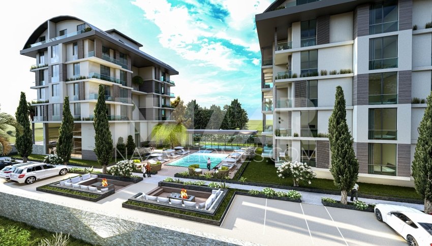 Квартира 1+1 в Аланья, Турция № 14361