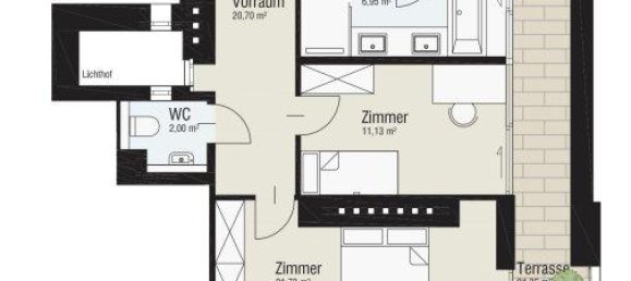 4غرفة منزل ذو طابقين في Alsergrund, Austria رقم 235991 31
