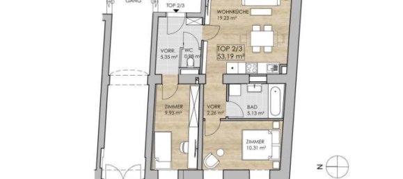 3-salle Appartement à Hernals, Austria No. 123210 17