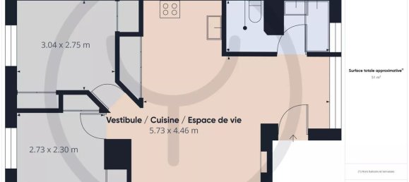2 Schlafzimmer Wohnung in Sainte-Savine, France, Nr. 248958 6
