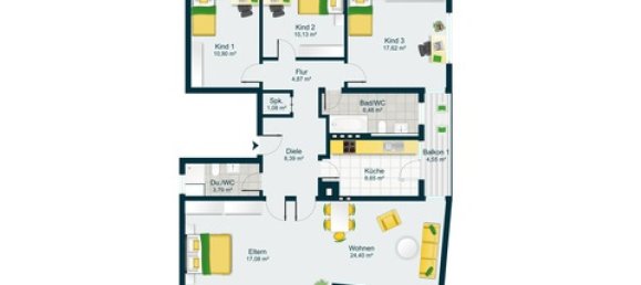 3 غرف نوم شقة في Rhein-Sieg, Germany رقم 353826 9