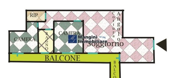 Пентхаус с 3 комнатами в Ливорно, Италия № 50856 17