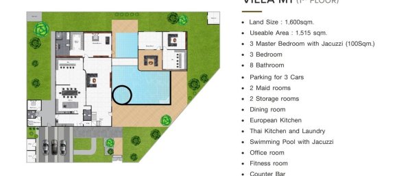 6 bedrooms Villa for sale in Pattaya, Chonburi, Eastern Thailand, Thailand № 60147 3