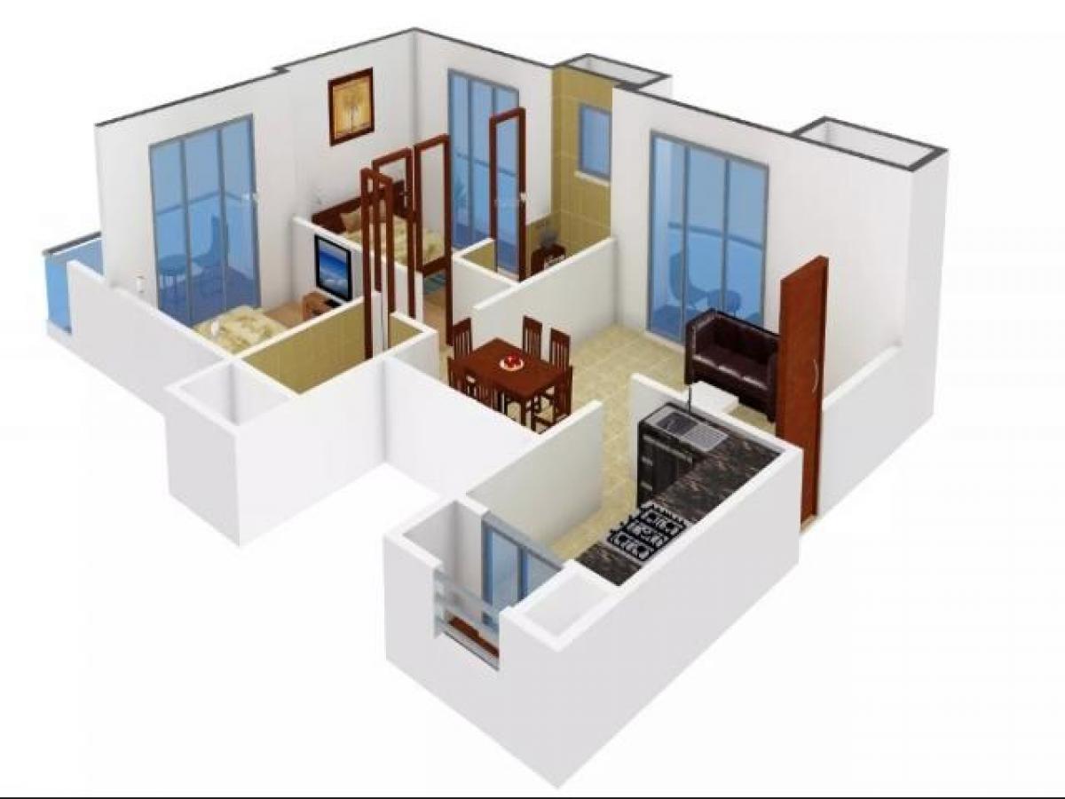 2 غرف نوم منزل في Mumbai, India رقم 63160