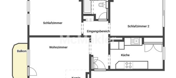 Apartamento T2 em Harburg, Germany N.º 254259 8