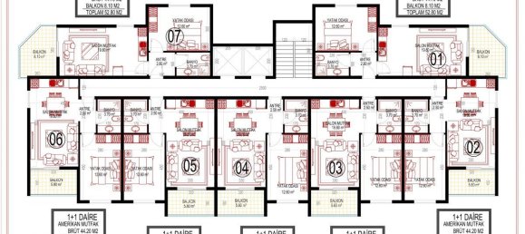 3 rooms Apartment in Mahmutlar, Turkey No. 10084 2