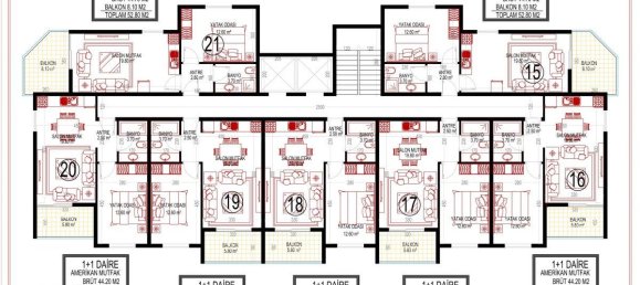 3 rooms Apartment in Mahmutlar, Turkey No. 10084 4