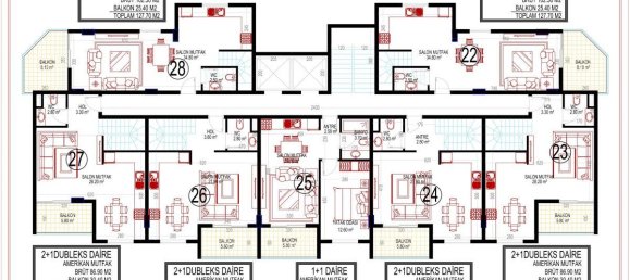 3 rooms Apartment in Mahmutlar, Turkey No. 10084 5