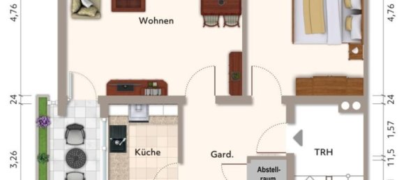 2 غرف نوم شقة في Unterallgau, Germany رقم 203212 23