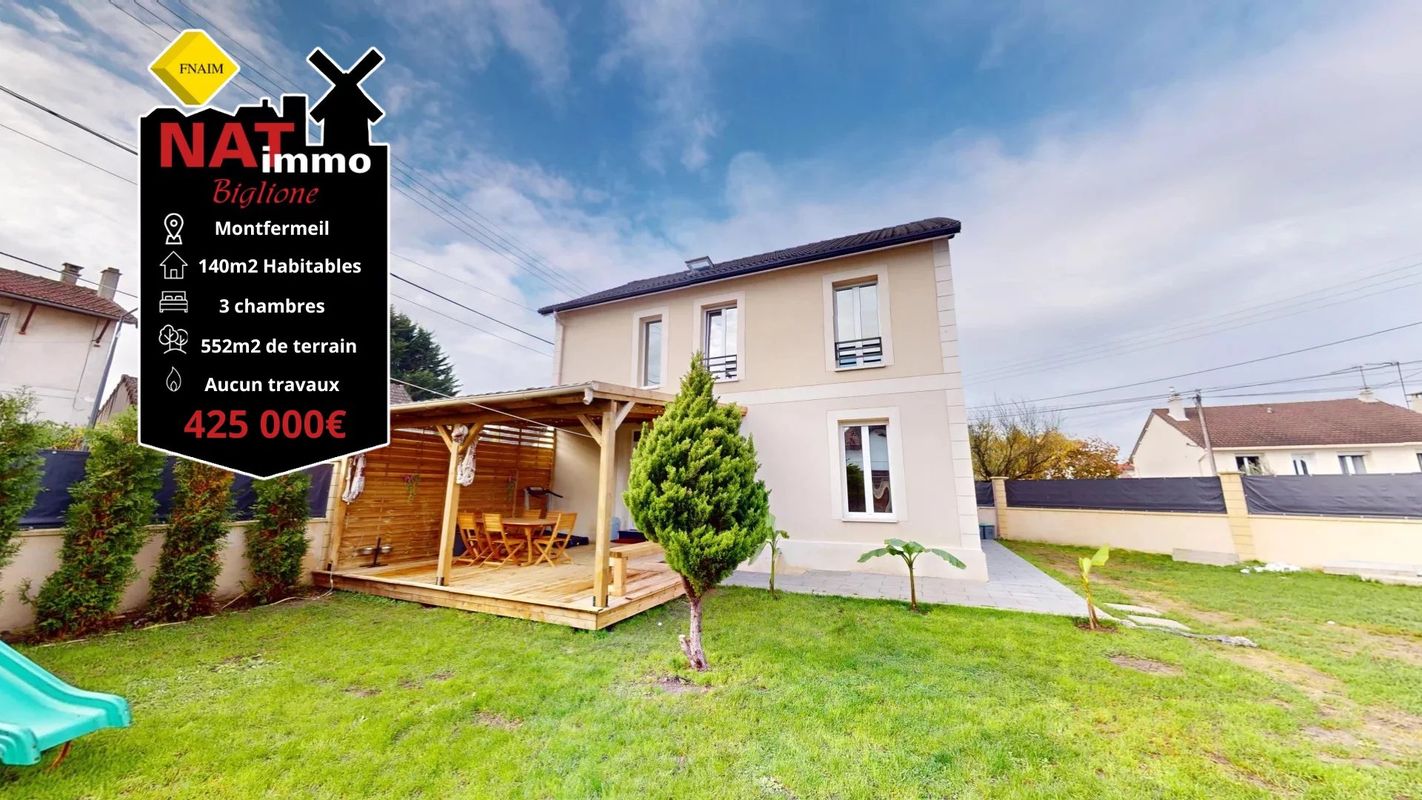 3 Schlafzimmer Haus in Montfermeil, France, Nr. 137327