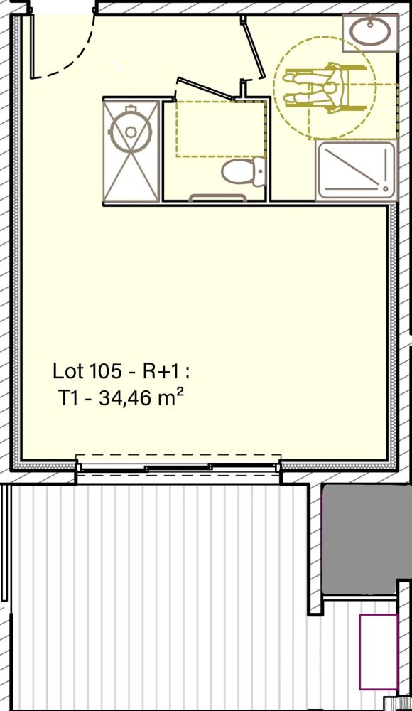 Studio in Sari-Solenzara, France No. 152227