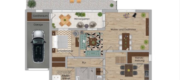 Bungalow de 6 divisões em Salzgitter, Germany N.º 14794 17