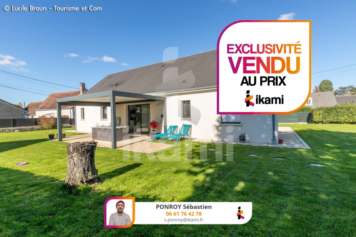 3 Schlafzimmer Villa in Civray-de-Touraine, France, Nr. 155143