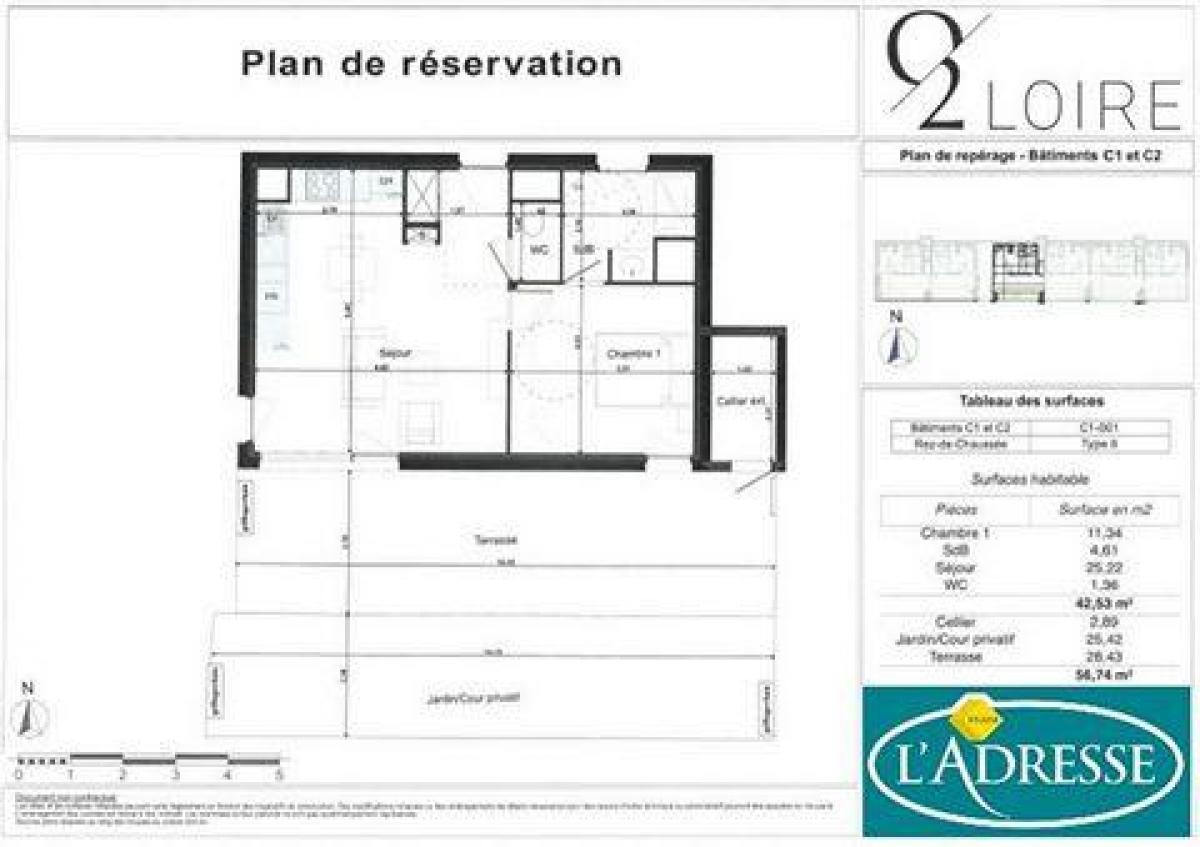 Studio à condo à Tours, France No. 11087