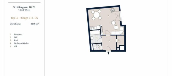 Studio in Wieden, Austria No. 147293 3