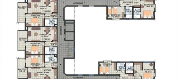 2 rooms Apartment in Kargicak, Turkey No. 10201 2