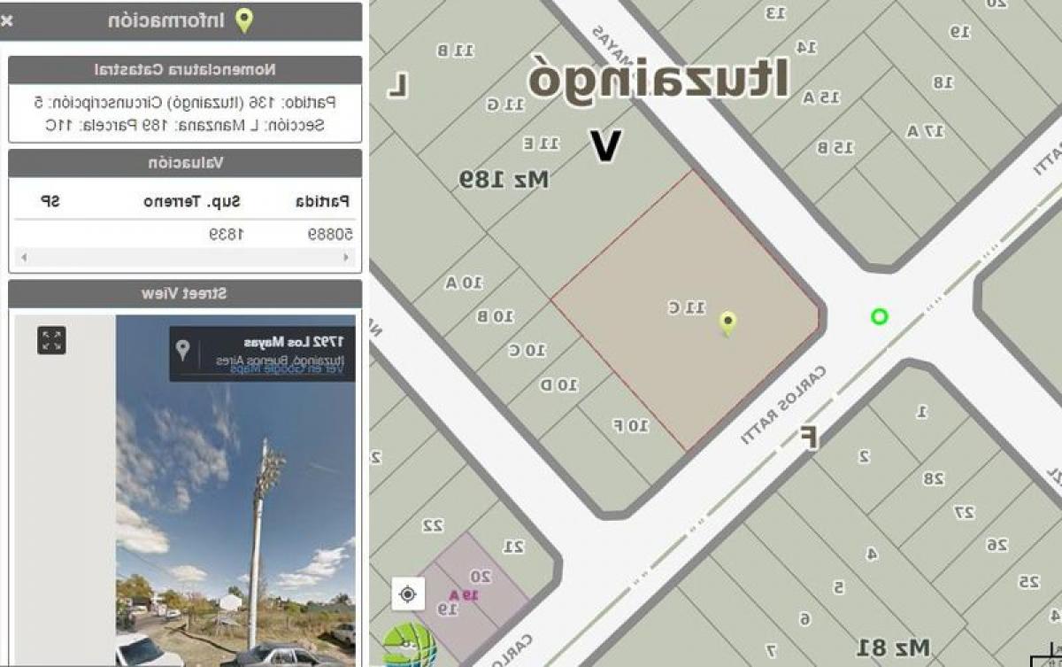 Grundstück in Ituzaingo, Argentina, Nr. 34641