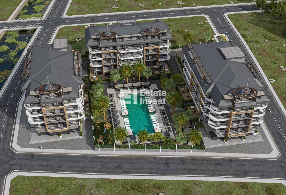 Apartamento 1+1 em Alanya, Turkey N.º 25299