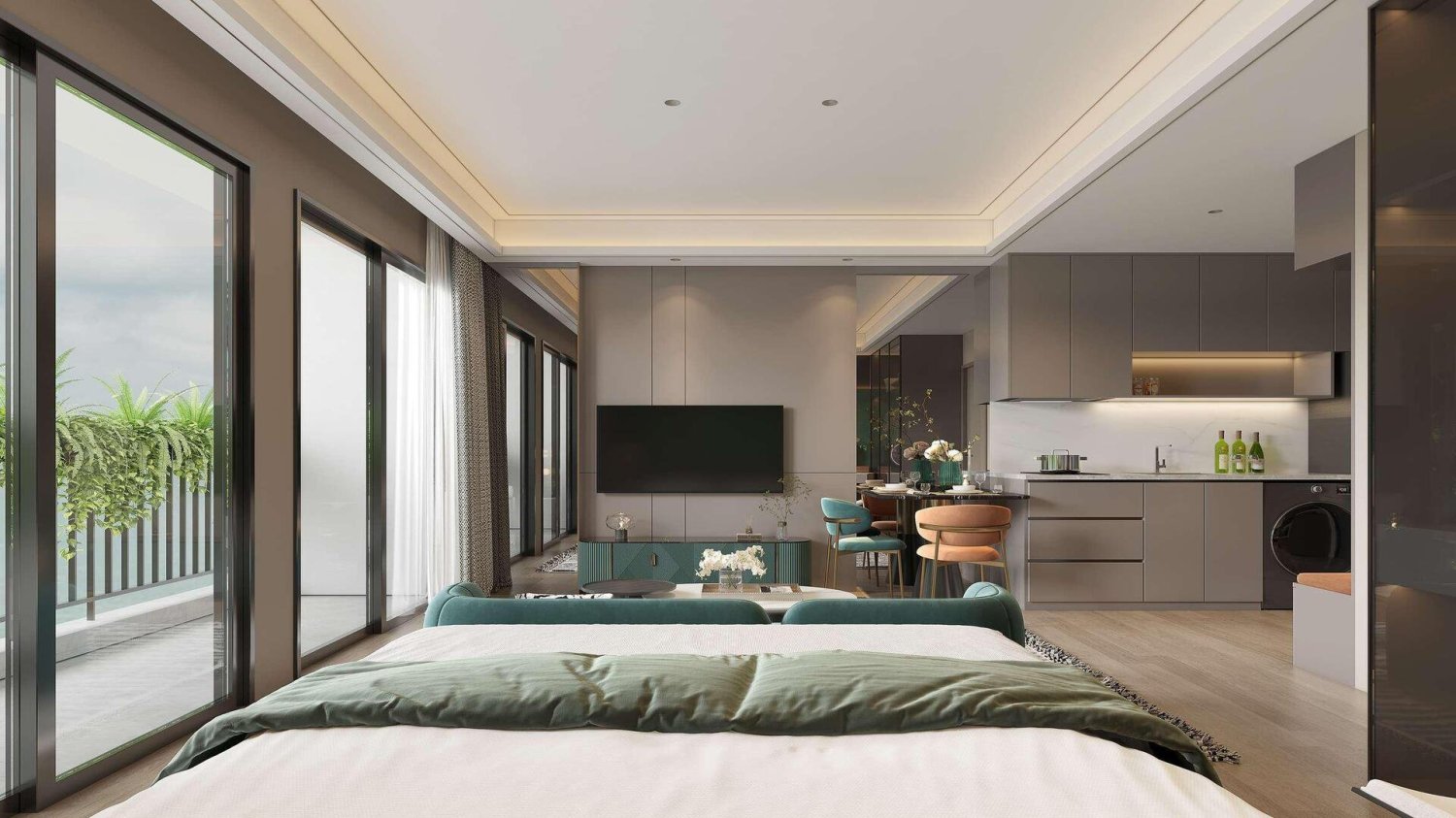 Apartamento com 1 quarto em condomínio em Rawai, Thailand N.º 77242