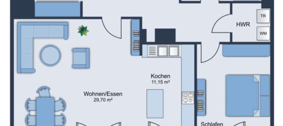 2 rooms Apartment in Eimsbuttel, Germany No. 16699 8