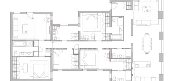 Квартира с 4 спальнями в Мадрид, Испания № 27238 8