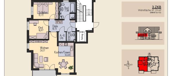 Apartamento de 1 dormitorio en Unterallgau, Germany No. 145523 2