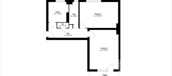 Квартира с 2 спальнями в Гезундбруннен, Германия № 23158 15