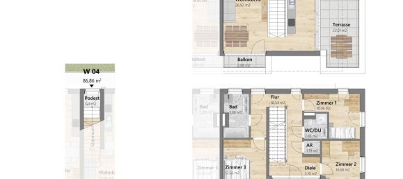 Dúplex de 4 habitaciónes en Wattens, Austria No. 211438 11