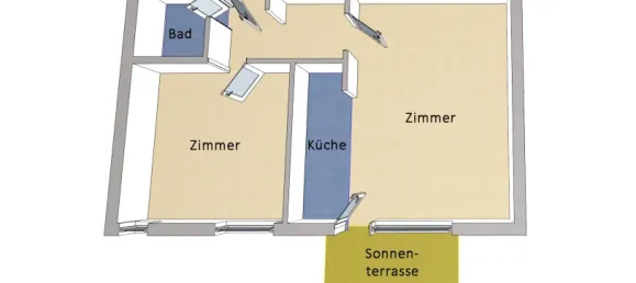 Apartamento de 2 habitaciónes en Potsdam-Mittelmark, Germany No. 31487 8