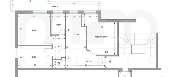 Квартира с 3 комнатами в Пескара, Италия № 354666 3