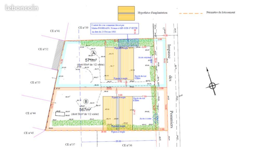 505m² Land in Gif-sur-Yvette, France No. 112359