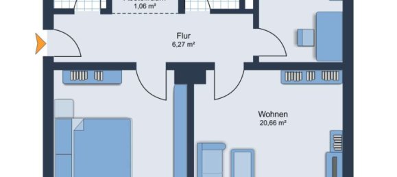 Квартира с 2 спальнями в Аугсбург, Германия № 259303 8