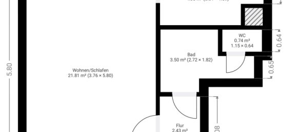 Estúdio em Offenbach am Main, Germany N.º 59774 9