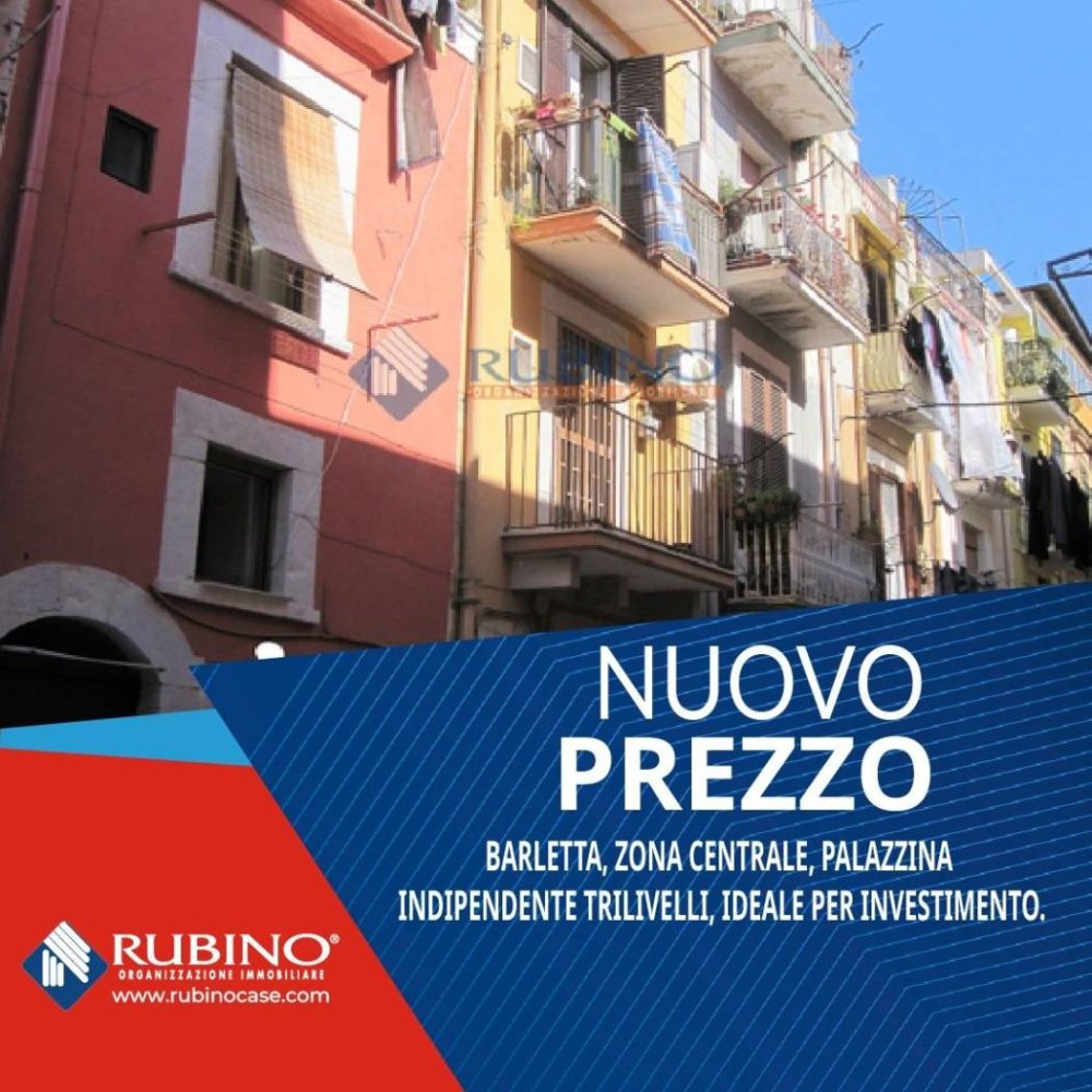 3 rooms Building in Barletta, Italy No. 77193