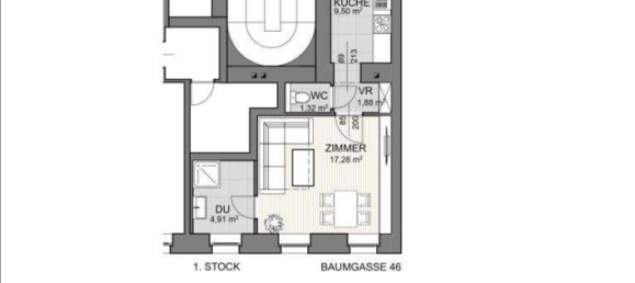 Studio in Wien, Austria, Nr. 57725 14