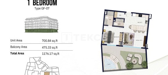 2 Schlafzimmer Wohnung in Jumeirah Village Circle, UAE, Nr. 123309 25