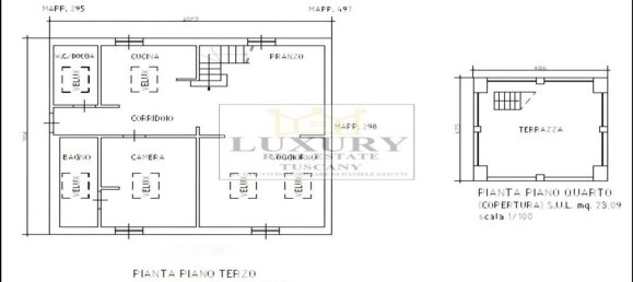 3غرفة بانتهاوس في Forte dei Marmi, Italy رقم 88621 21