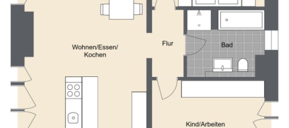 3 rooms Apartment in Neu-Ulm, Germany No. 258731 24