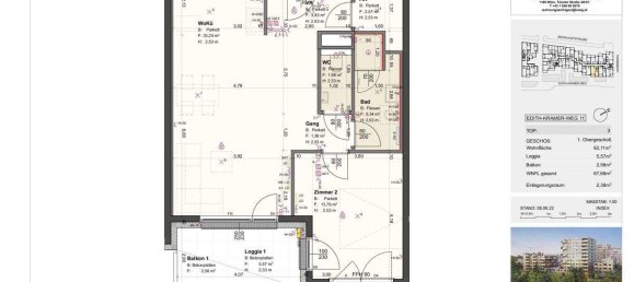 2-Zimmer Wohnung in Wien, Austria, Nr. 129298 6