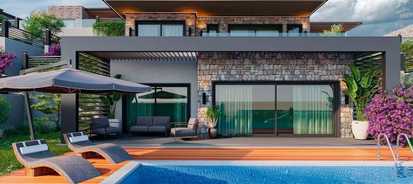 Villa 3+1 à Orka Yalikavak, Bodrum, Turkey No. 40262 14