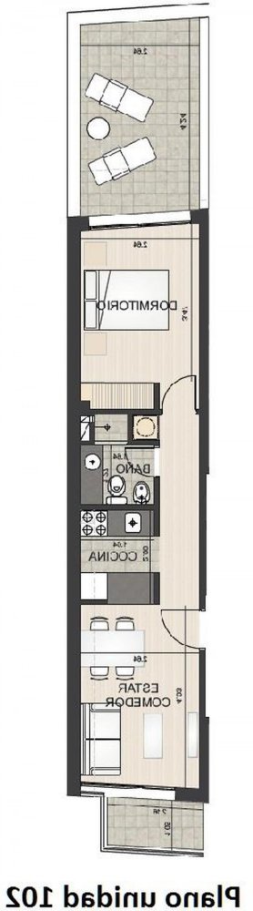 Studio in Montevideo, Uruguay No. 2174