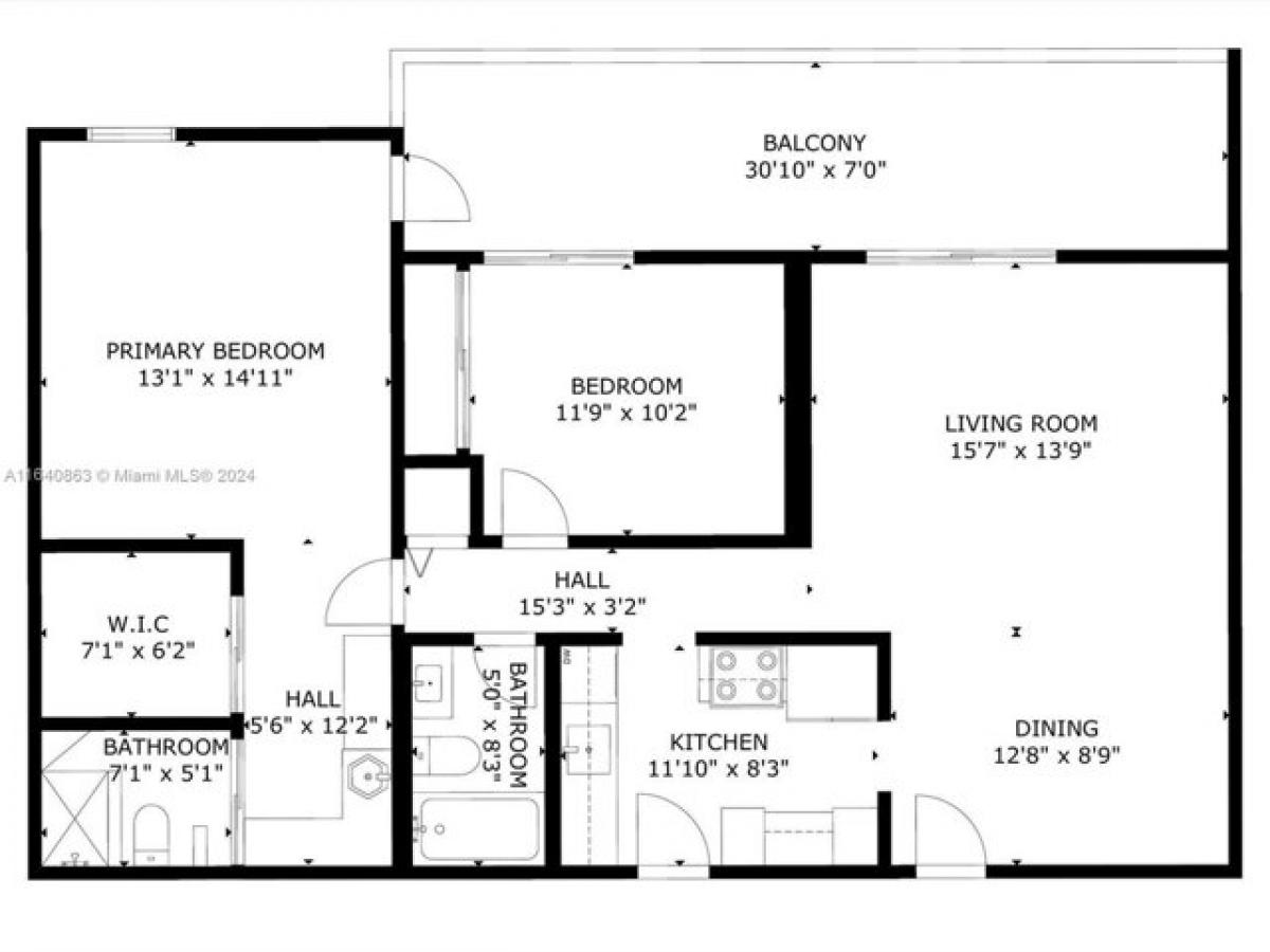 2 Schlafzimmer Haus in Miami, USA, Nr. 374034